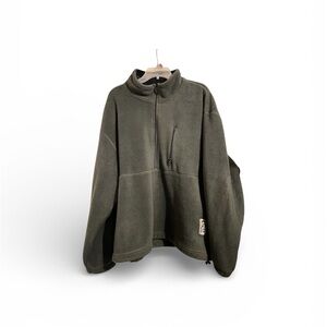 Timberland Men's Olive Zip-Up Sweater